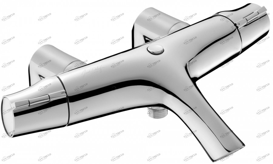 E71685-CP Термостатический смеситель для ванны/душа, устанавливаемый на деку Jacobdelafon SYMBOL Santreyd