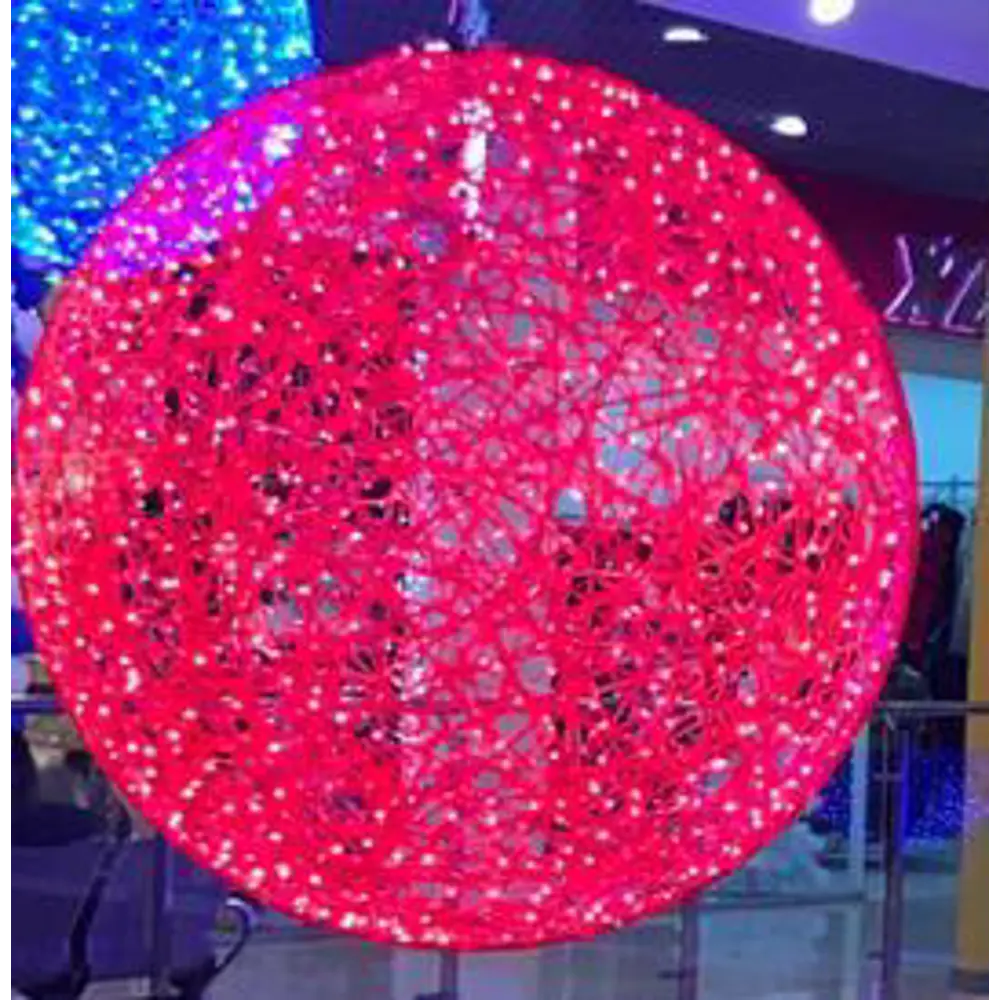 Электрическая светящиеся фигура Шар 100 LED 50x50x50 см теплый белый свет 86164041 STLM-2010933 AJURIO 