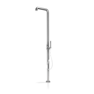 Отдельностоящая душевая колонна для наружного применения из нержавеющей стали AISI 316L со смесителем и душевой ручкой. OUT006 linki