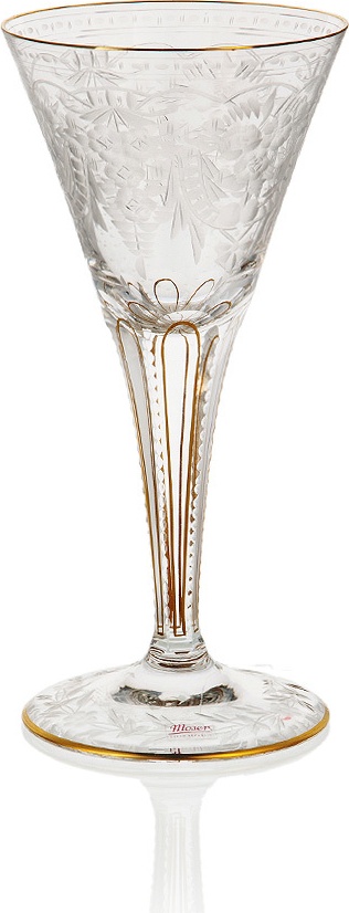 95956 Moser Набор из 6 бокалов для шерри 100мл "Махарани" (6цв) Хрусталь бессвинцовый 