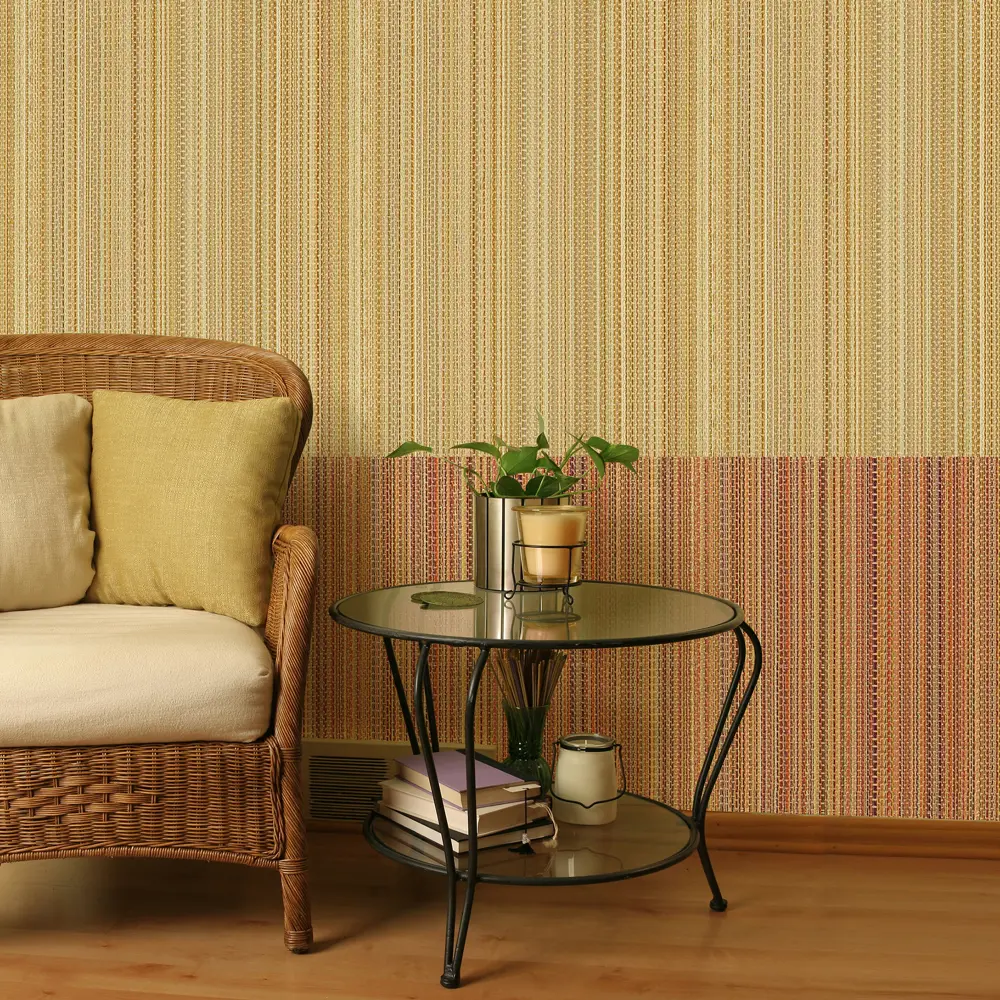 Обои виниловые 0.53х10 м рогожка цвет коричневый Эл 30022 ELYSIUM STLM-2020019 - Вид №2