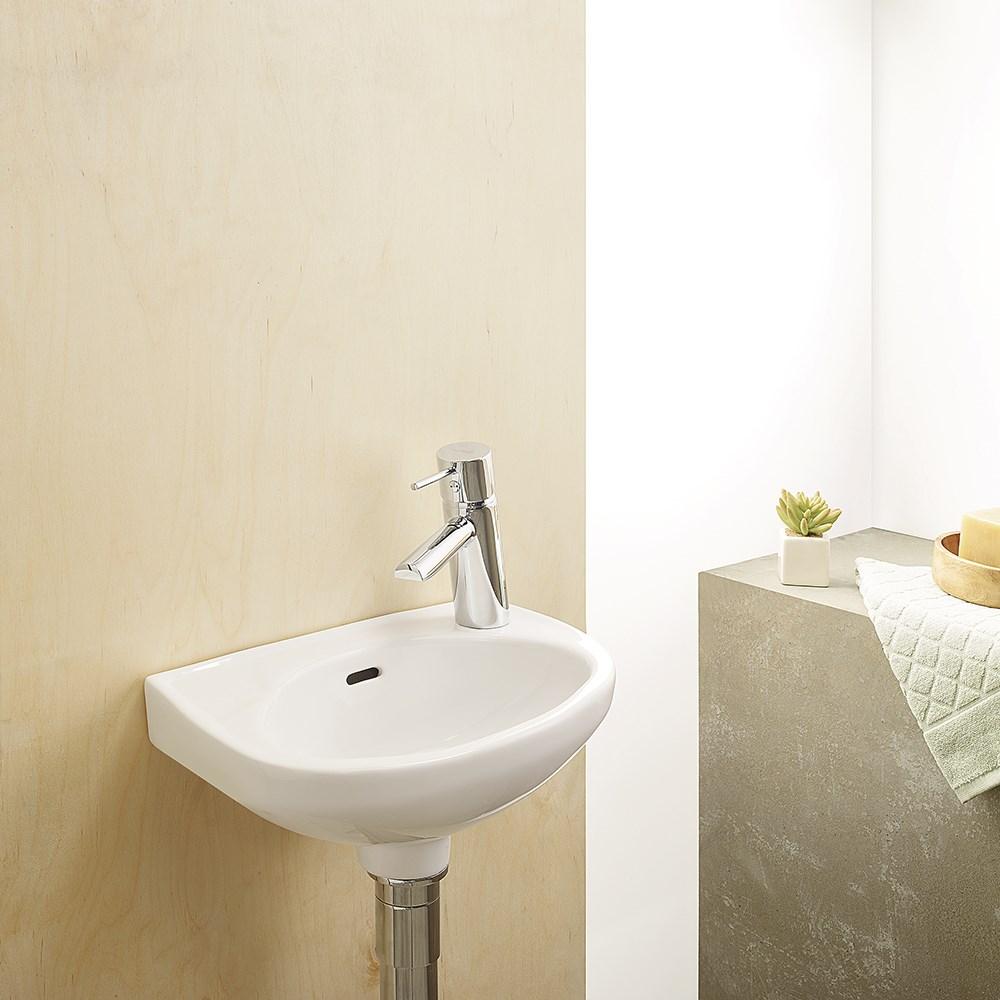 S10071516900000 Подвесная раковина настенная прямоугольная Sanitana  белая  - Вид №1