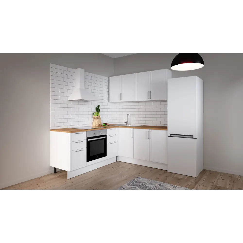 Кухонный шкаф навесной Агидель 40x67.6x29 см МДФ цвет белый DELINIA STLM-2190142 - Вид №9