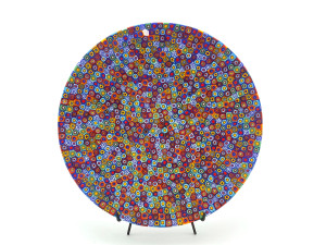 Декоративная тарелка из муранского стекла ручной работы