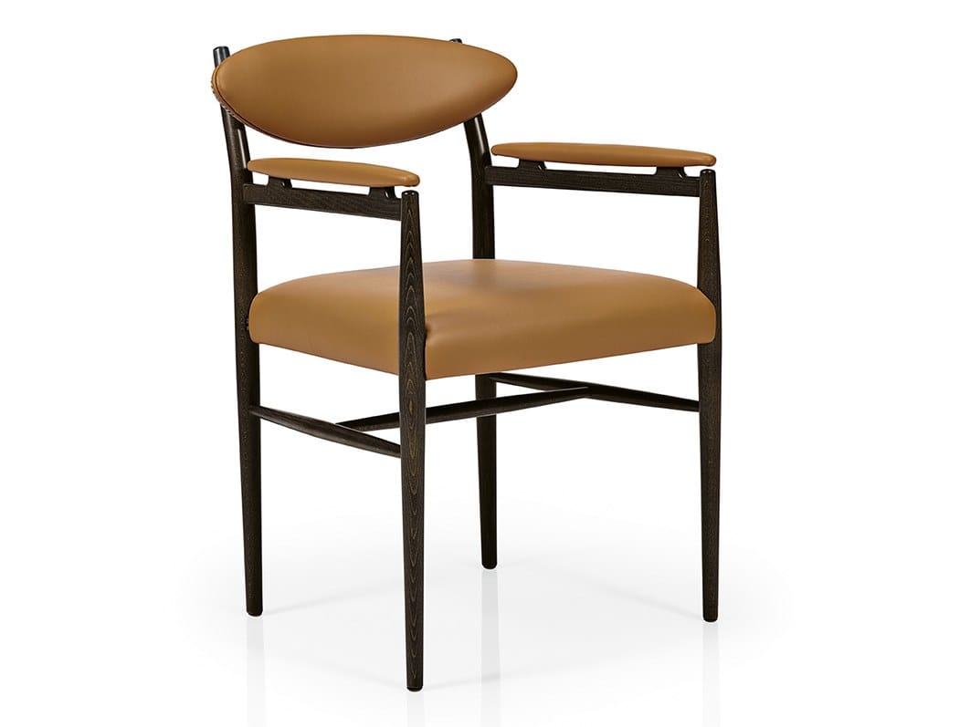 Деревянный мягкий стул с подлокотниками More Contract Wink ARCH-00012772