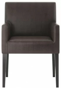 Laskasas Кожаное кресло с подлокотниками