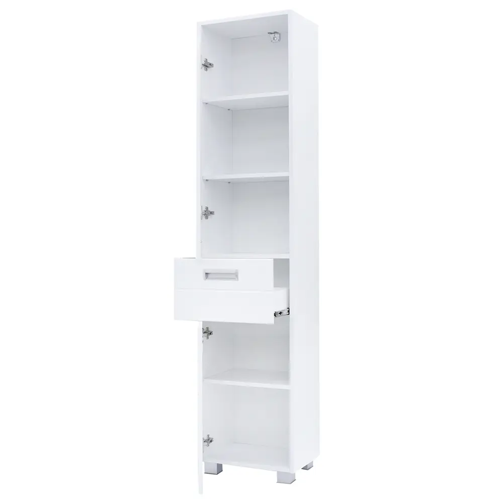 Пенал «Венто» 40 см цвет белый VIGO STLM-2065377 - Вид №1