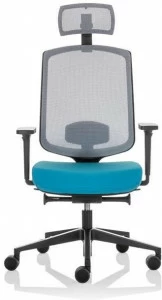 VAGHI Офисное кресло с поворотной сеткой и подголовником Assia A2tz/a2sz/a1tz/a1sz