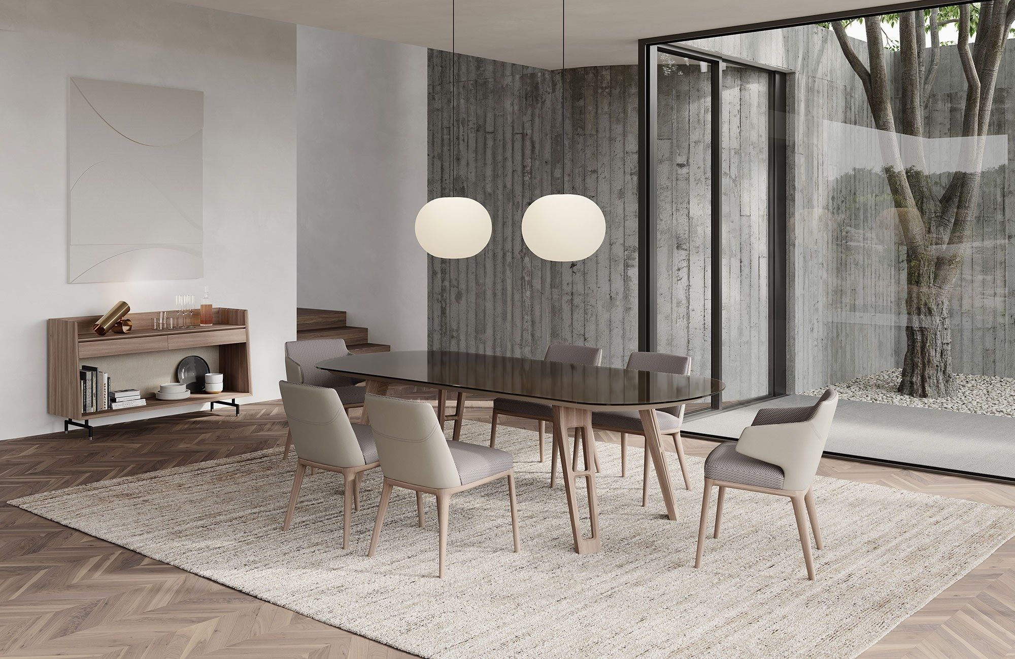 Тканевый стул с подлокотниками Frigerio Аманда ARCH-00002053 - Вид №2