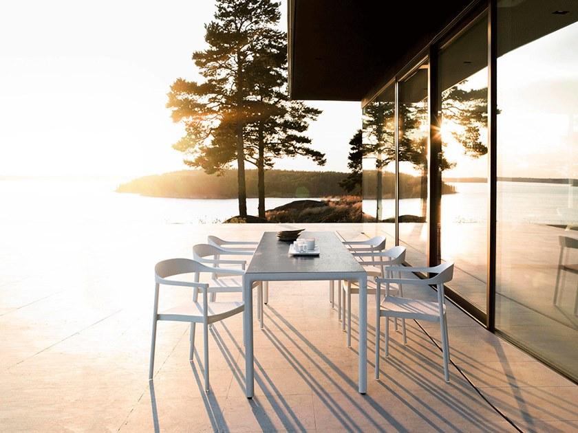 TRIBÙ Прямоугольный керамический садовый стол Illum sun-id-1440328 - Вид №3