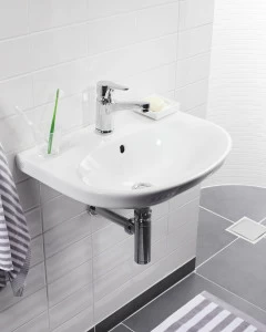 55609901 Подвесная раковина настенная овальная Gustavsberg  белая