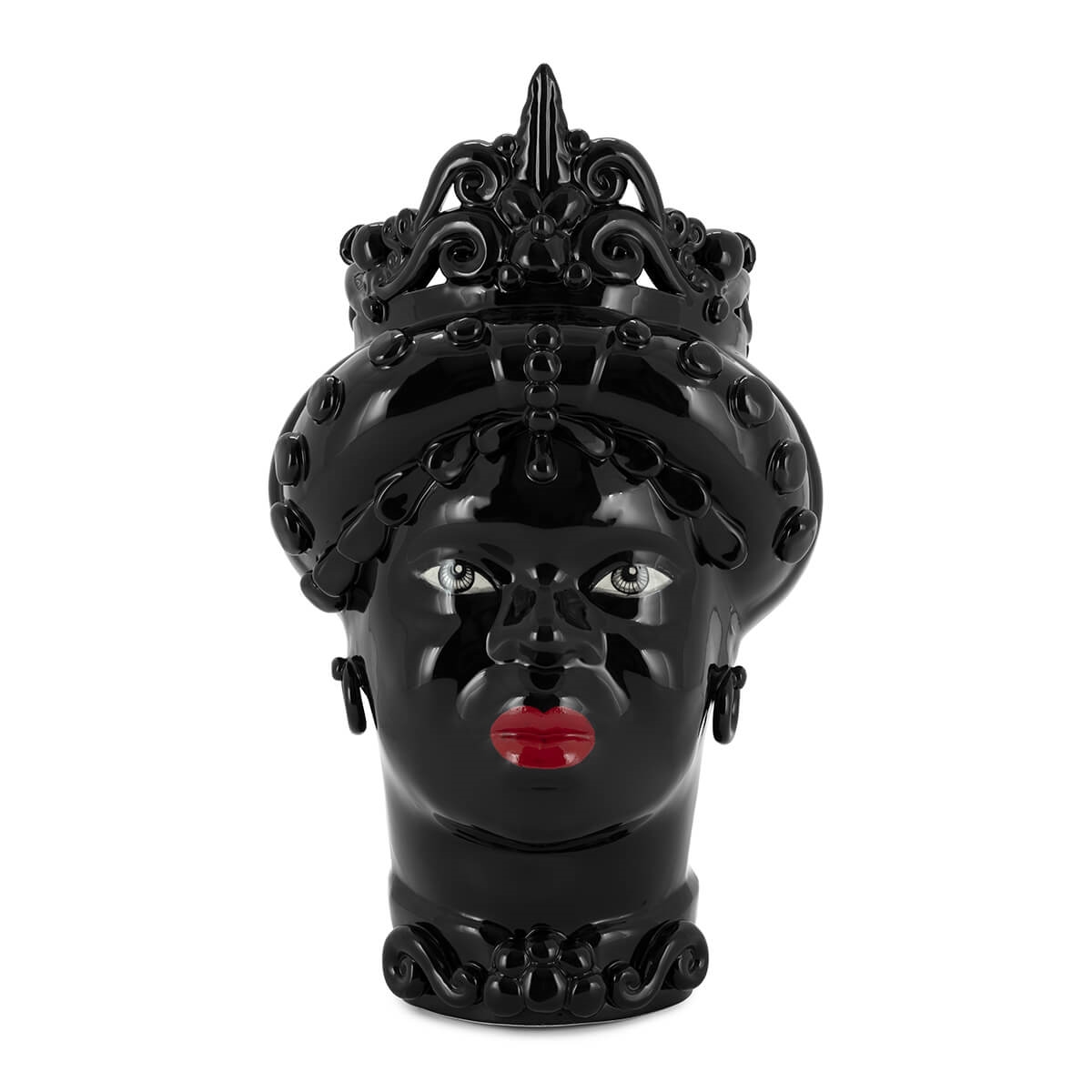 201064-90 ABHIKA ВАЗА MORO LADY MED. ПРОСТО BLACK  - Вид №1