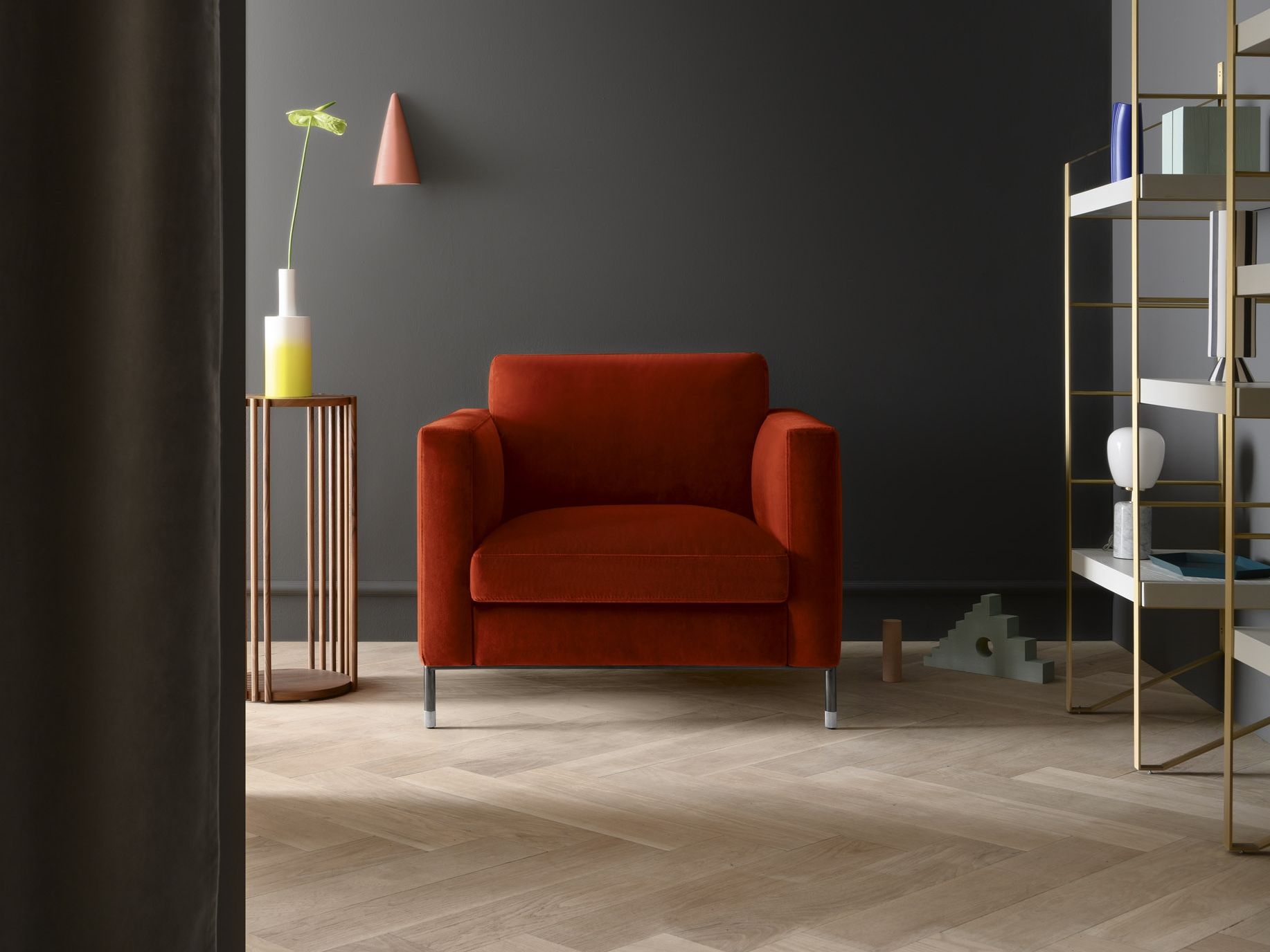 Тканевое кресло с подлокотниками Felis Softliving ARCH-00042114 - Вид №1