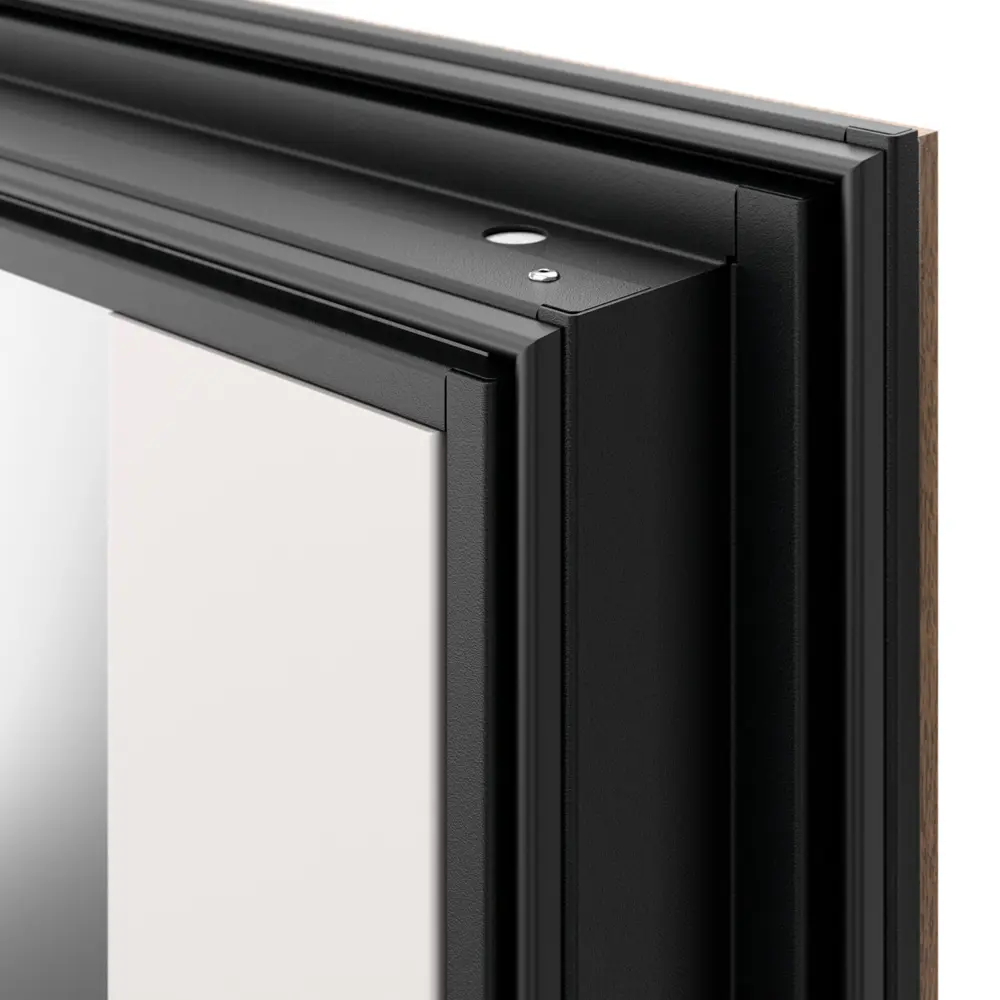 Дверь входная металлическая Браун Скай 95x205 см правая шелк белый с зеркалом TOREX STLM-2129822 - Вид №8