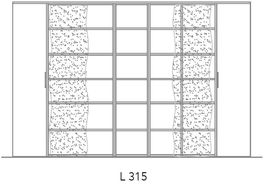 Ideagroup Шкаф для белья из меламина с распашными дверцами Kandy sun-id-1496195 - Вид №2