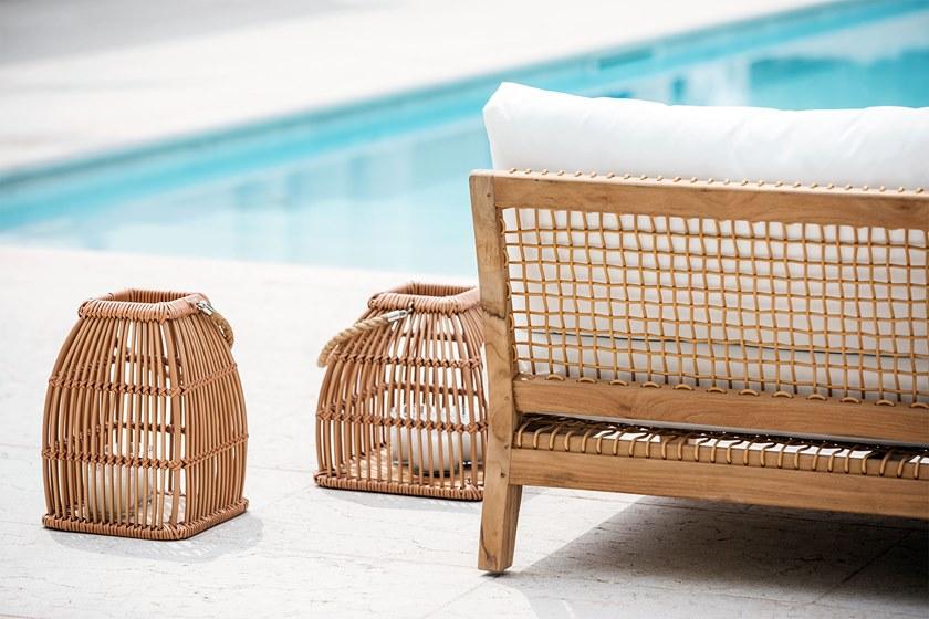 cbdesign Центральный модуль для модульного дивана из тика и веревки Vienna Tj 387 - Вид №7