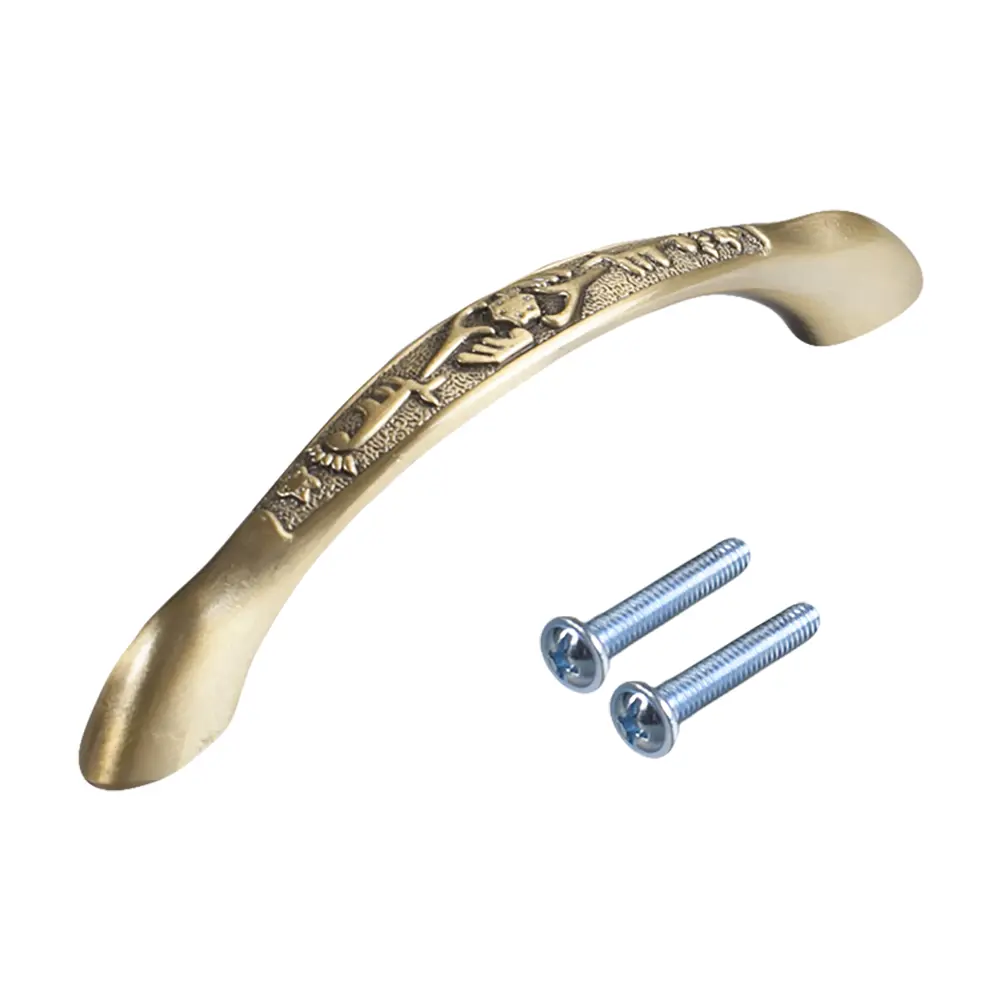 Мебельная ручка-скоба Kerron RS-009 BA 96 мм бронза 12869942 STLM-2116828  - Вид №1