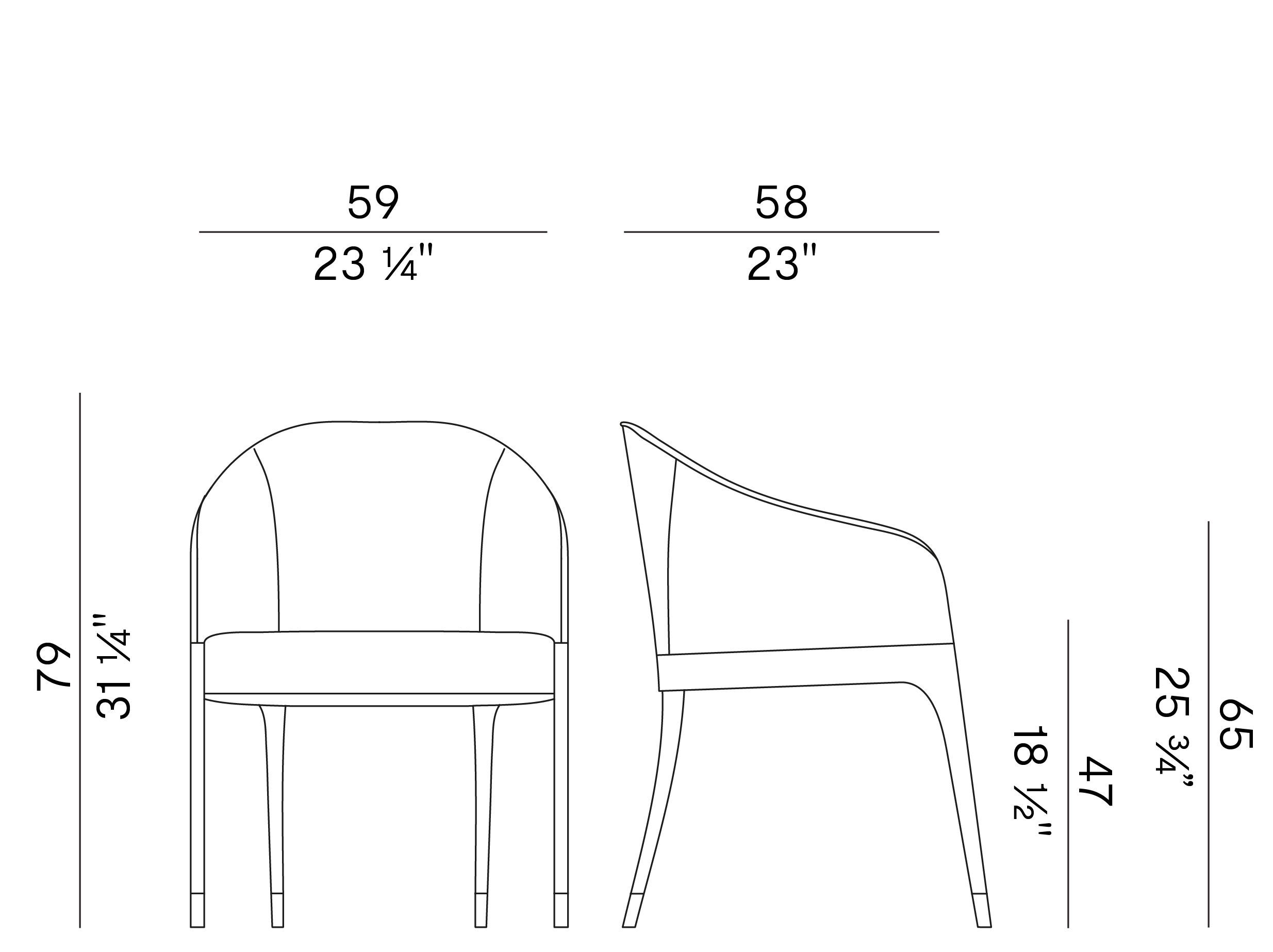 Кресло из искусственной кожи с подлокотниками Potocco Miura ARCH-00020459 - Вид №1