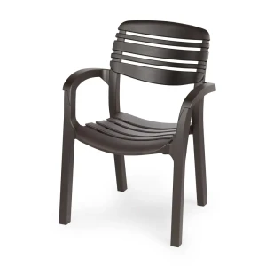 Кресло садовое Атлант 61x45x83 см пластик мокко 89400670 STLM-2208226