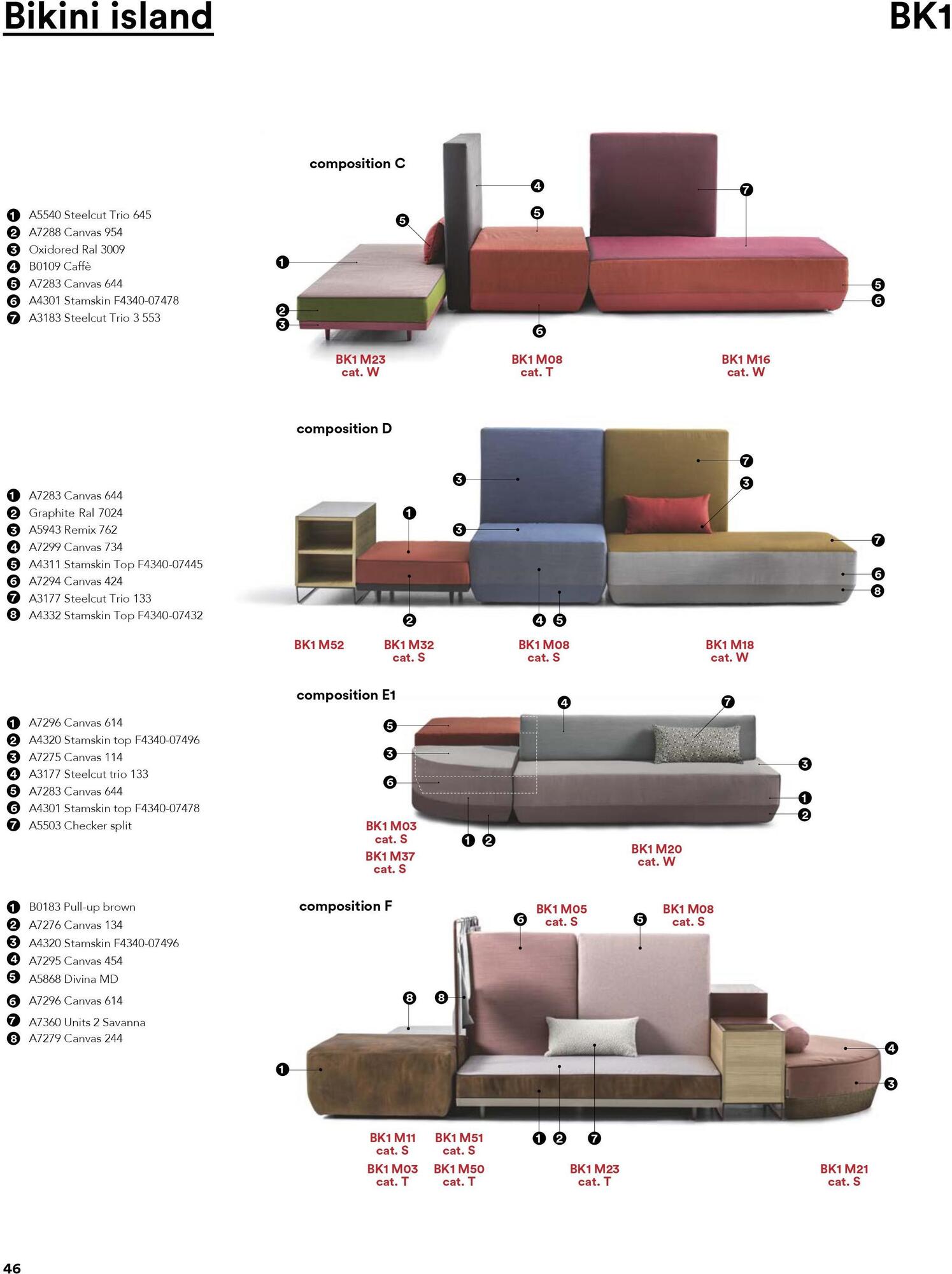 Moroso Модульный секционный диван Bikini island sun-id-1362162 - Вид №14