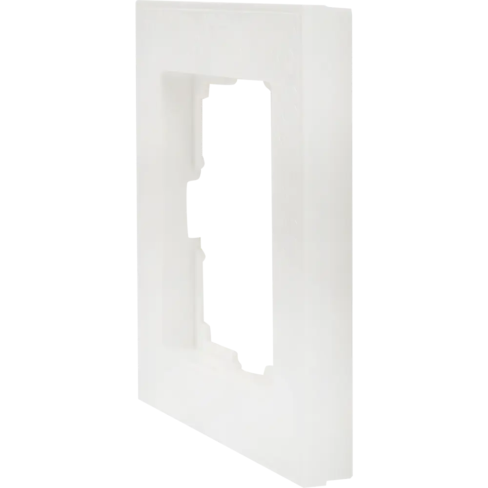 Рамка для розеток и выключателей Werkel Flock 1 пост, цвет белый STLM-2059656 - Вид №3