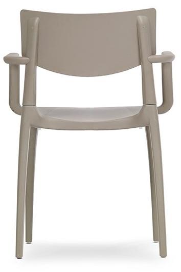 Ezpeleta Штабелируемый садовый стул из полипропилена с подлокотниками  Mn-tow00  - Вид №1