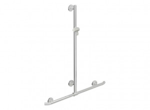 950.35.43054 Поручень для душа с выдвижным держателем для душа теплое прикосновение HEWI Greifen