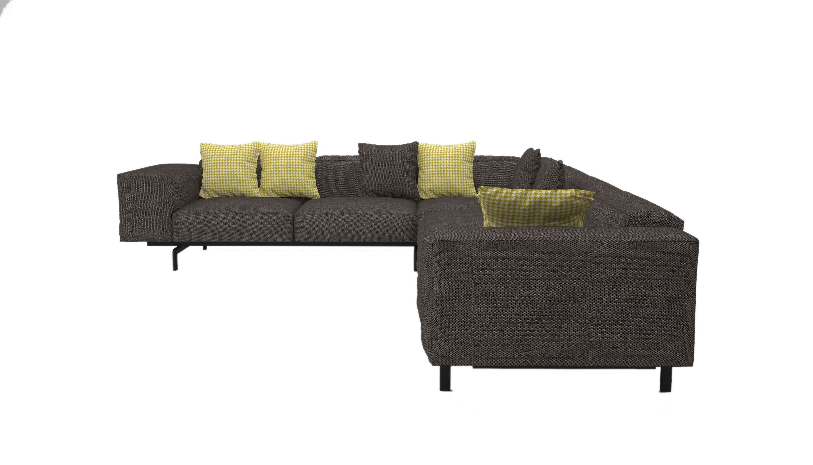 Съемный угловой диван из ткани Kartell LARGO ARCH-00058298 - Вид №3