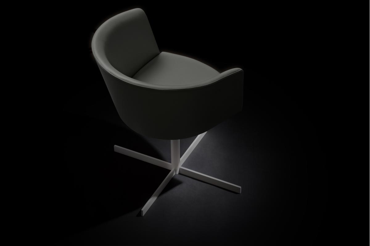 087446 Поворотный стул 664CRU Capdell Moon Bold 