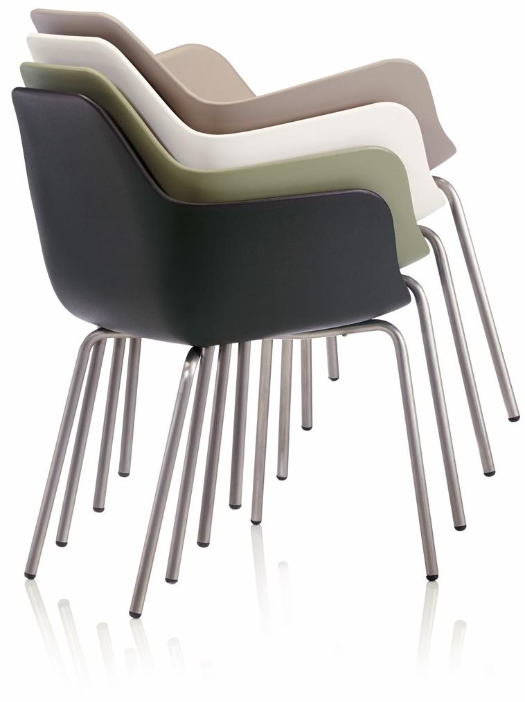 ALMA DESIGN Штабелируемый полиэтиленовый стул с подлокотниками Y chair 2090 - Вид №2