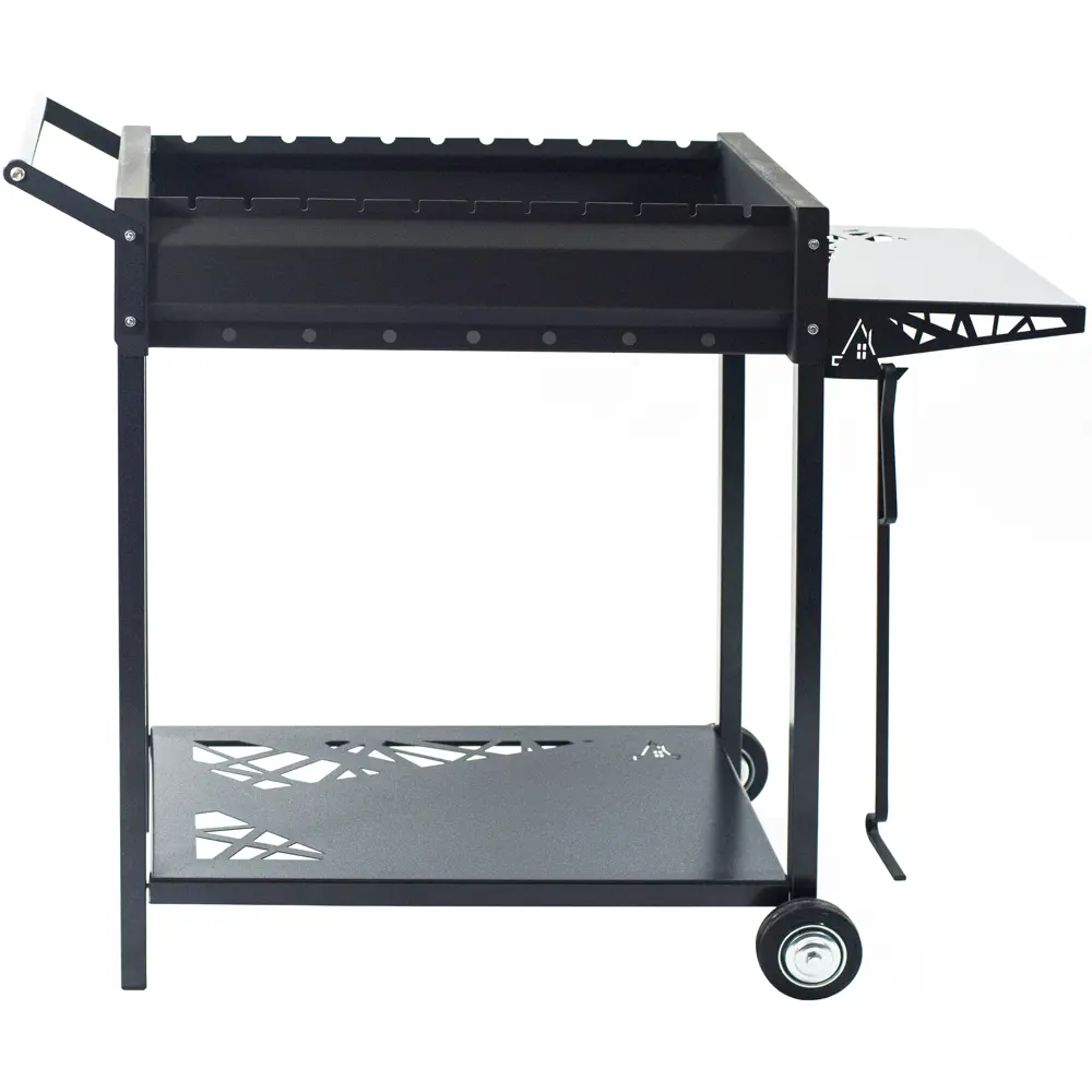 Мангал Дачный сезон Майский М-60 102x48x84 см сталь черный Santreyd STLM-2193701 - Вид №2