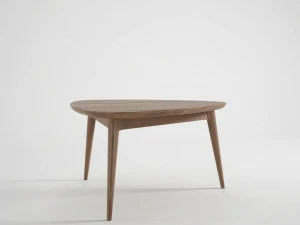 KARPENTER Треугольный деревянный журнальный столик для гостиной Vintage