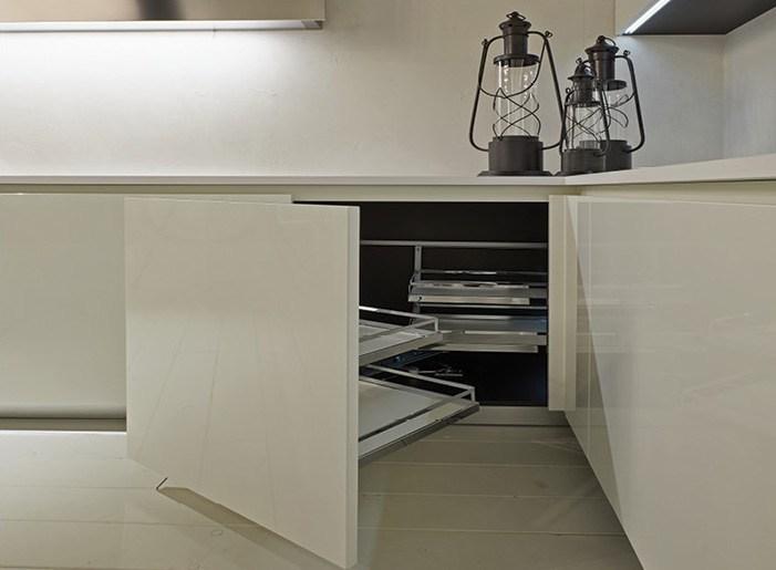 RIFRA Глянцевая белая лакированная кухня Line sun-id-1481454 - Вид №6