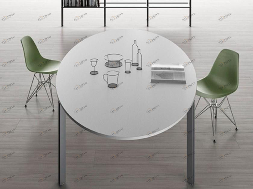 Citterio Круглый алюминиевый стол для переговоров Point sun-id-1495345