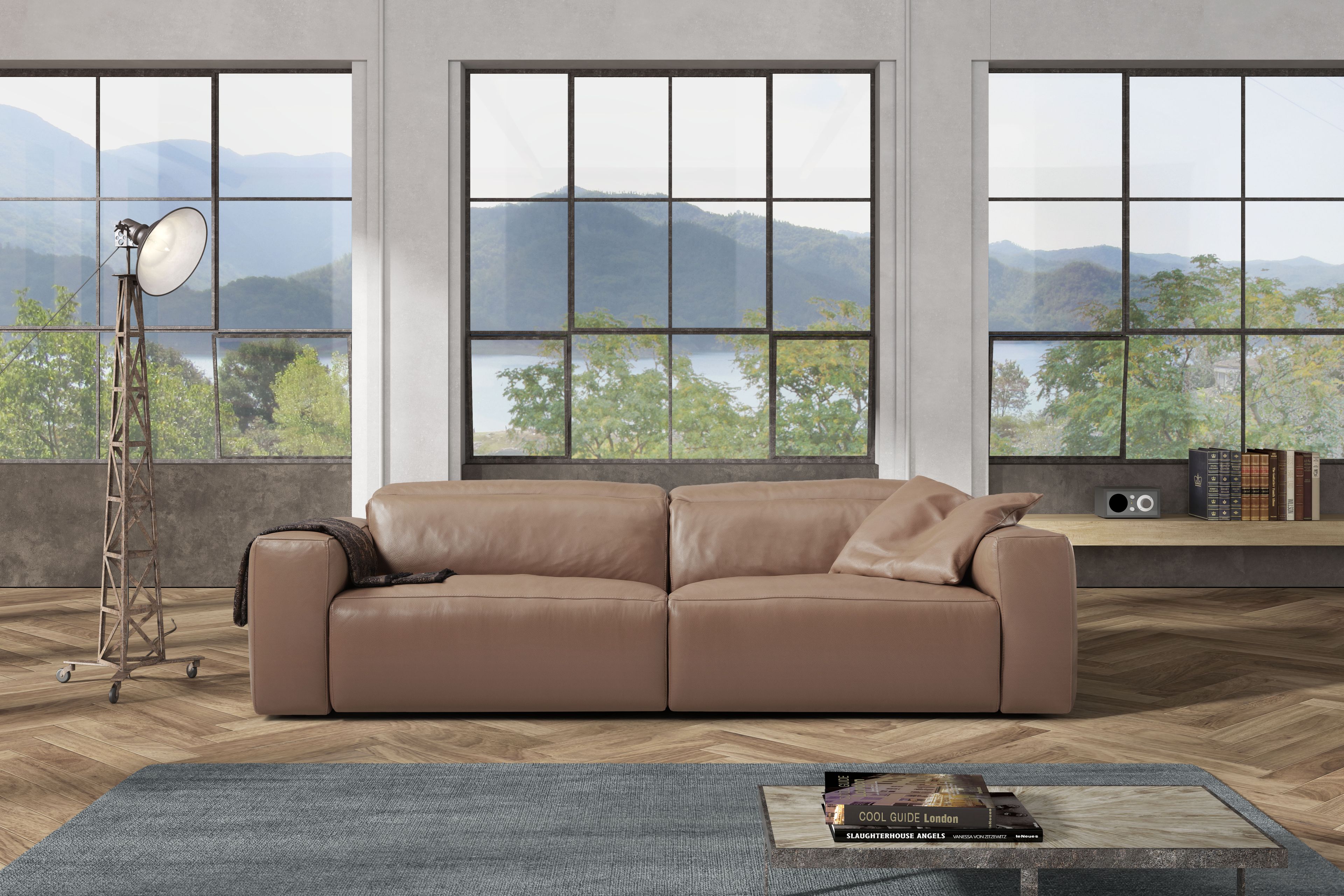 3-местный кожаный диван с подголовником Egoitaliano ARCH-00033693 - Вид №2