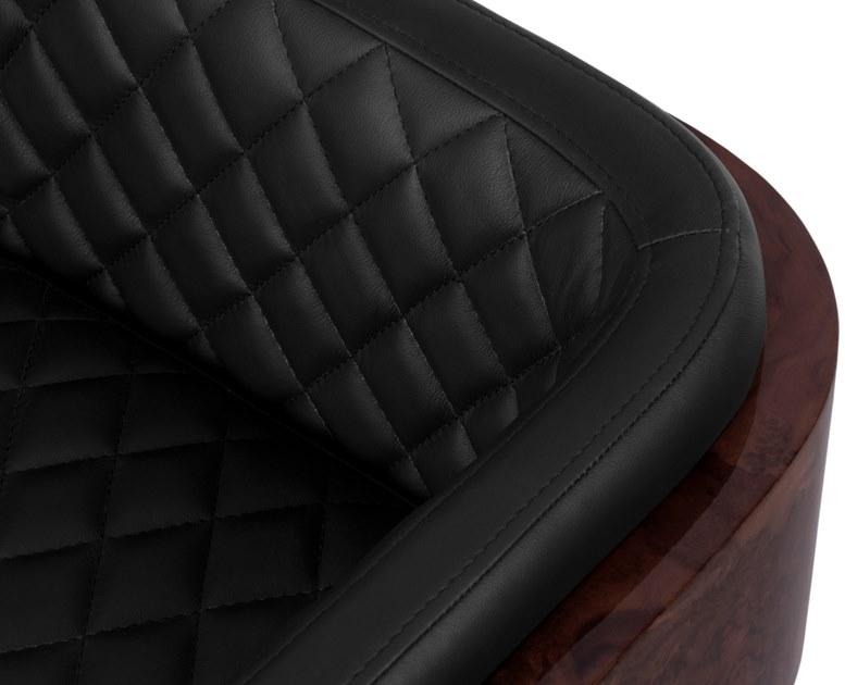 LUXXU Кожаное кресло с салазками и подлокотниками Nura sun-id-1451065 - Вид №2