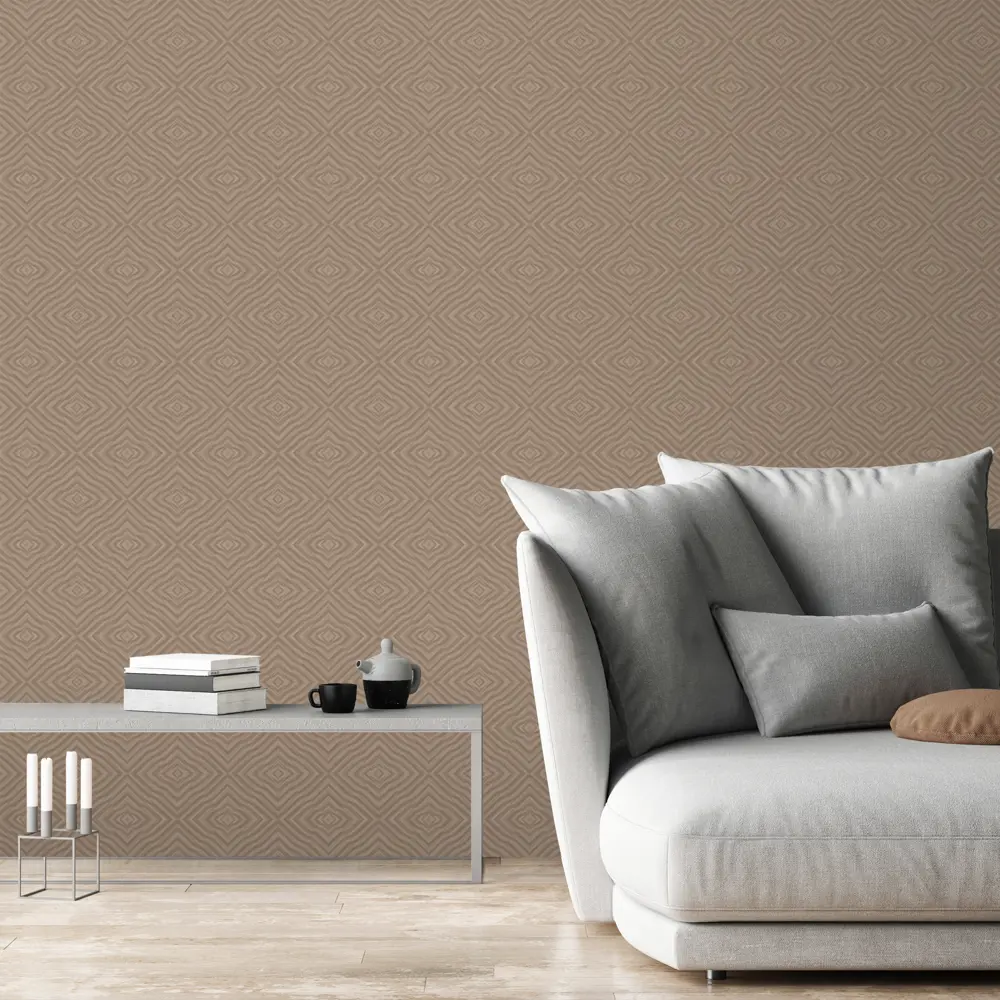 Обои флизелиновые Euro Décor «Spectrum» 3727-4, 1.06x10 м, цвет коричневый EURO DECOR STLM-2002589 - Вид №2