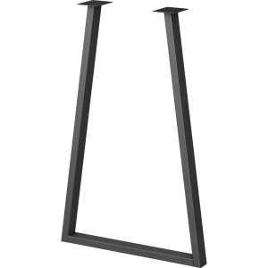 Подстолье для рабочей поверхности 85 см оцинкованная сталь цвет черный глянцевый