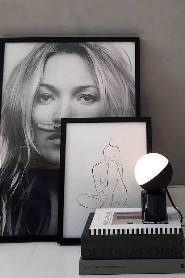 Лампа настольная черная 12 см Fabian Mini 2506_14030001 FRANDSEN  00-3880814 Черный  - Вид №2