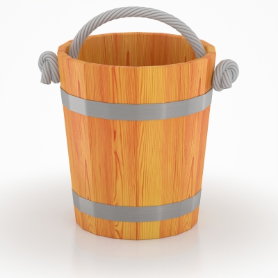 163 Ведро для бани (лиственница натуральная) Alyarus  - Вид №1