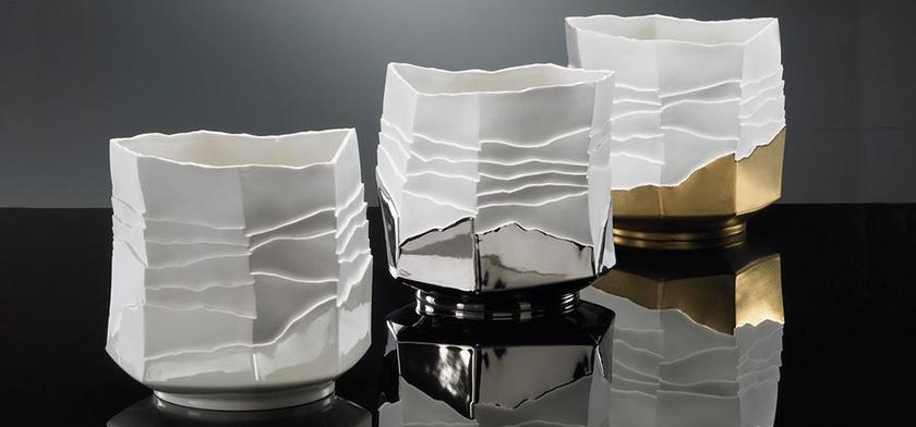 Fos Ceramiche Фарфоровая ваза Erosum Vl-09 - Вид №1