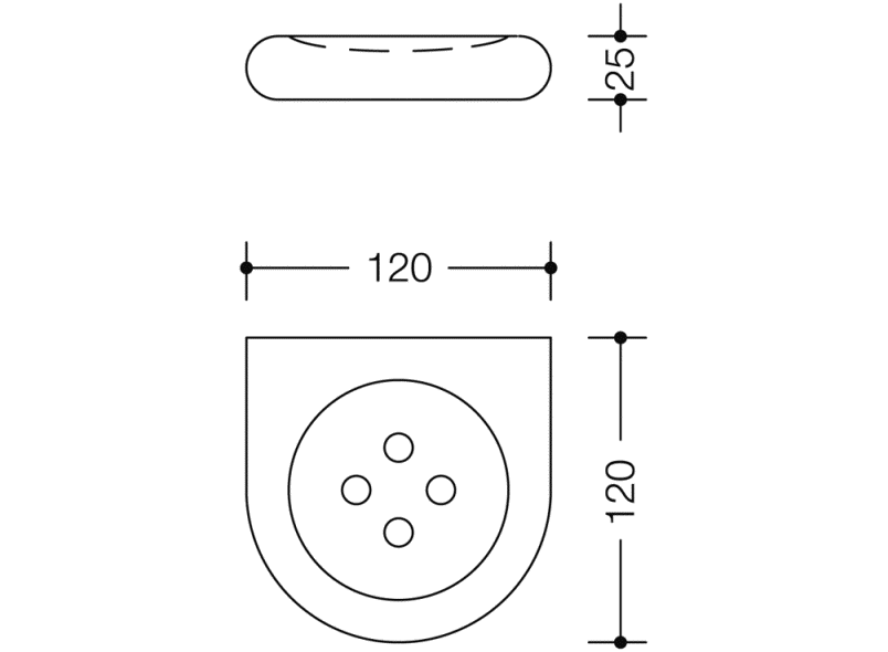 477.02.200 мыльница HEWI Serie 477/801  - Вид №3