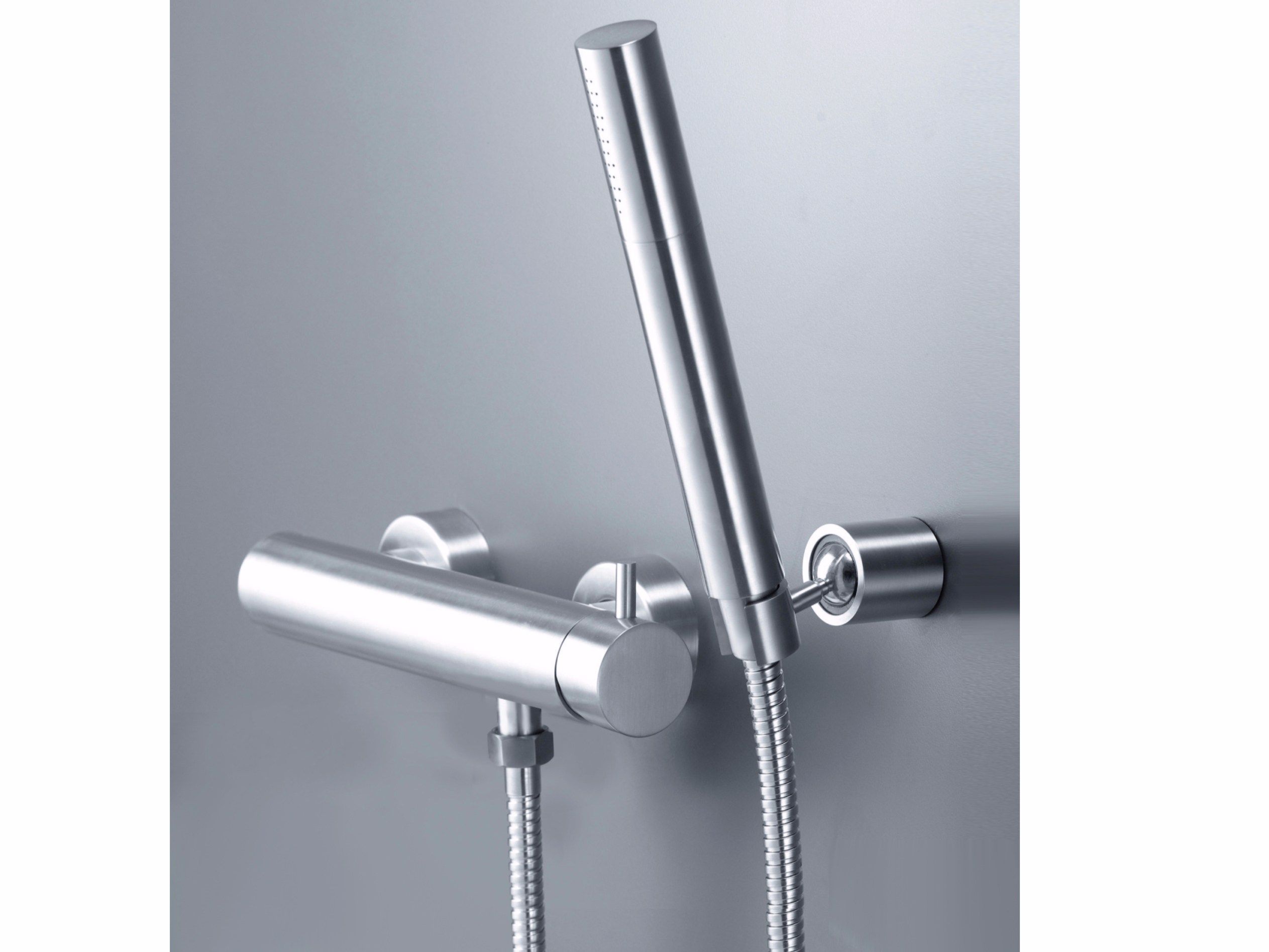 Смеситель для душа с 2 отверстиями из нержавеющей стали с ручным душем JUSTIME Still One ARCH-00047472 - Вид №1