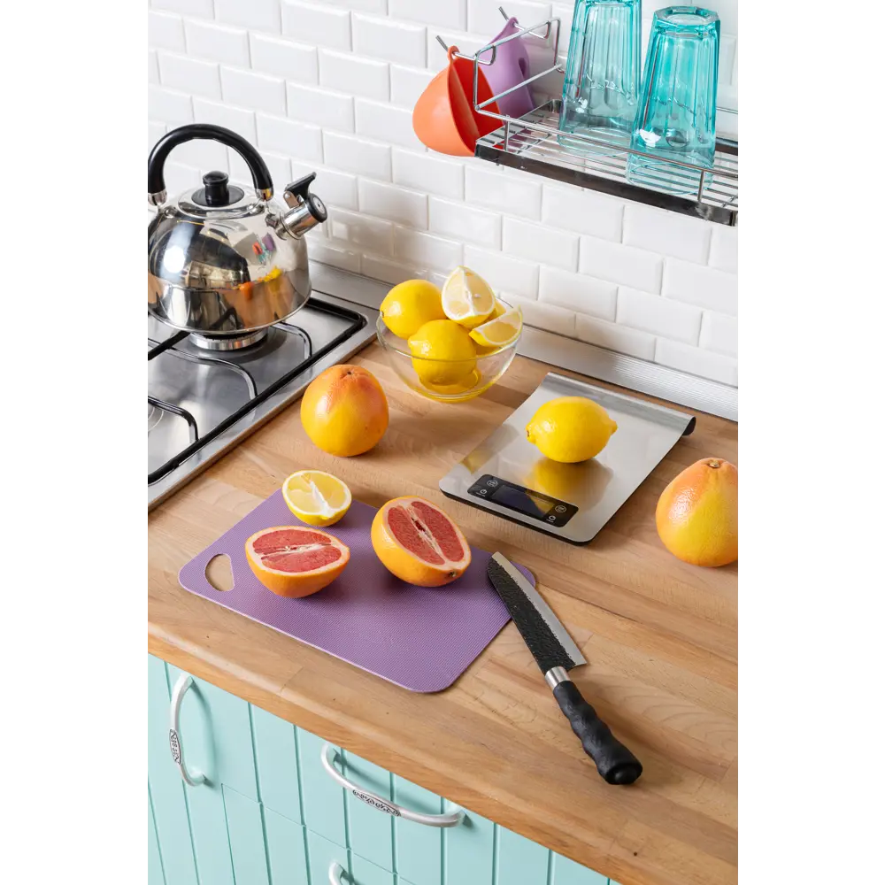 Весы настольные NEO 24.5x16.8x2 см хром до 5 кг Santreyd STLM-2108786 - Вид №3