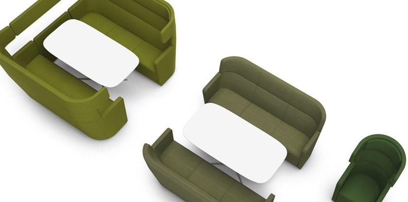 BENE Квадратный стол с 4-звездочным основанием для контракта Parcs sun-id-1460962 - Вид №2