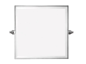 Квадратное зеркало с латунной рамкой