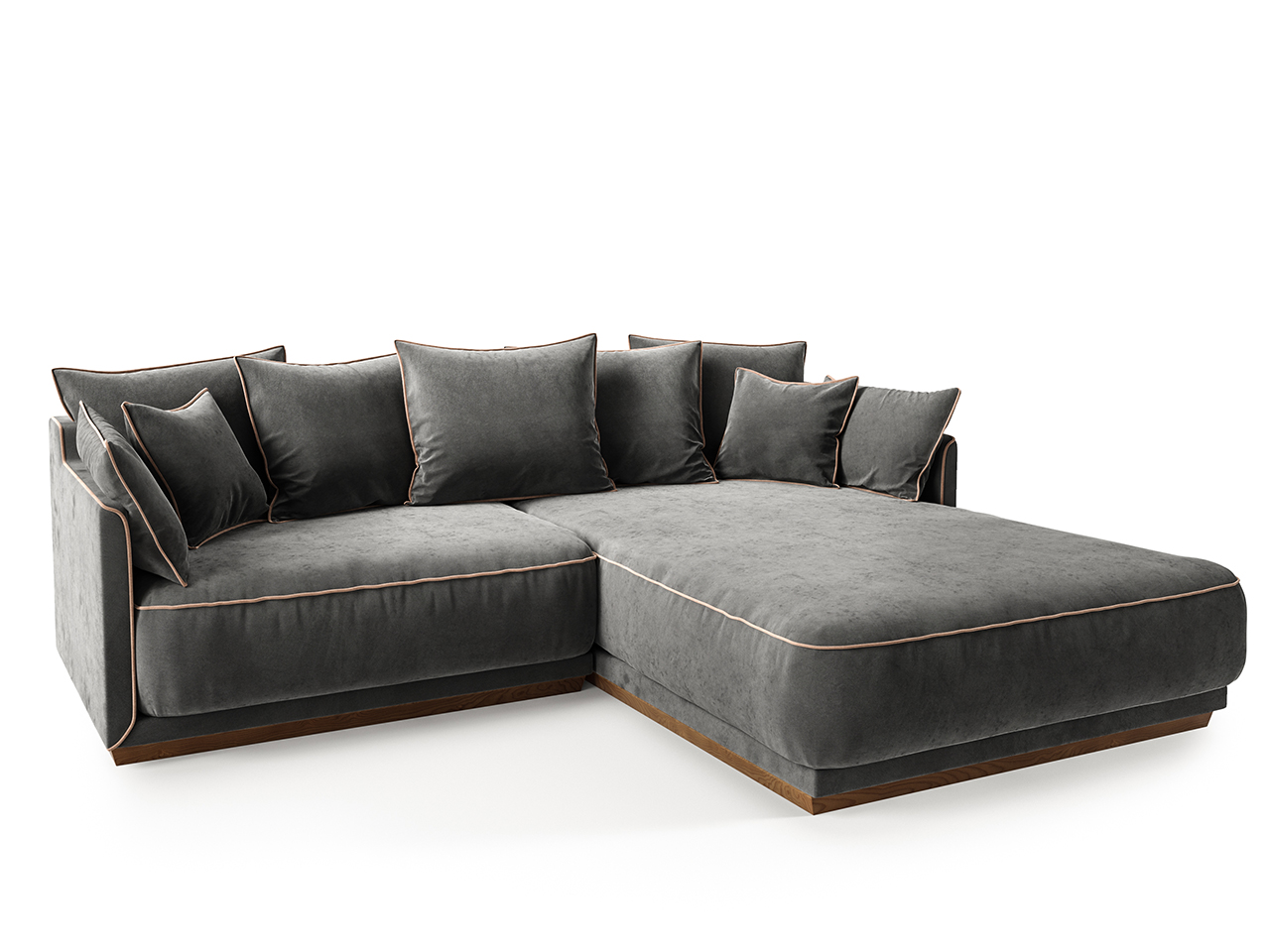 Д248 Ш195 В92 The IDEA Диван SOHO 801/812  - Вид №1