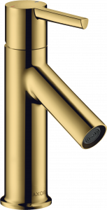 10102990 Смеситель для раковины 80, однорычажный, с рычажной ручкой, для умывальников со сливным гарнитуром AXOR STARCK