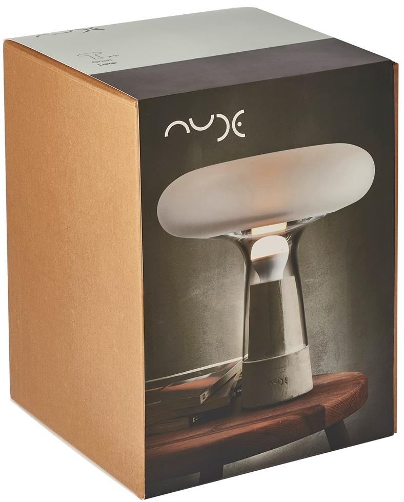 NUDE Хрустальная настольная лампа на бетонном основании Orion sun-id-1443613 - Вид №2