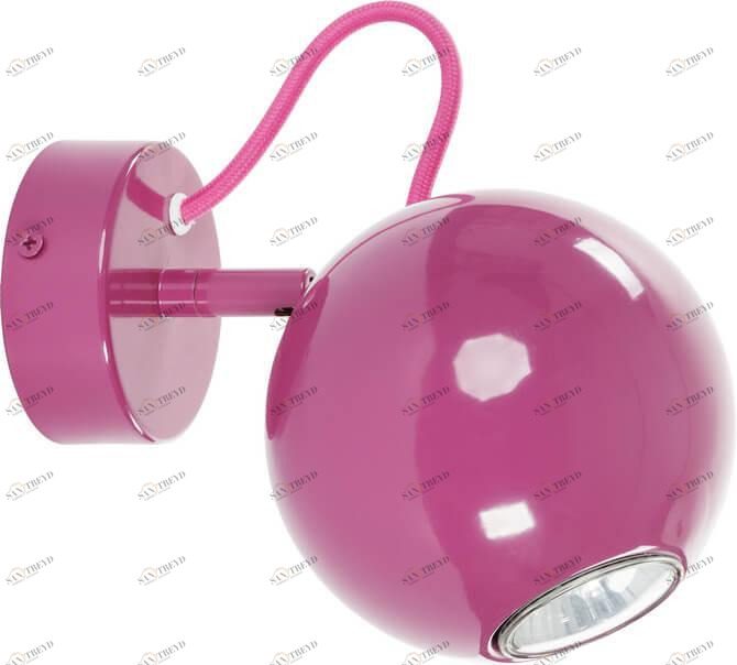 Спот детский Malwi розовый NOWODVORSKI MALWI 326587 Розовый 